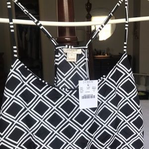 JCrew Factory BW Tank